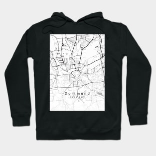 Dortmund Germany City Map Hoodie